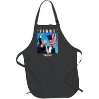 Fight Trump 2024 Take America Back Pennsylvania Rally Shooting Full-Length Apron With Pockets