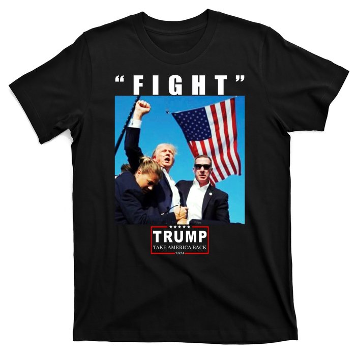 Fight Trump 2024 Take America Back Pennsylvania Rally Shooting T-Shirt