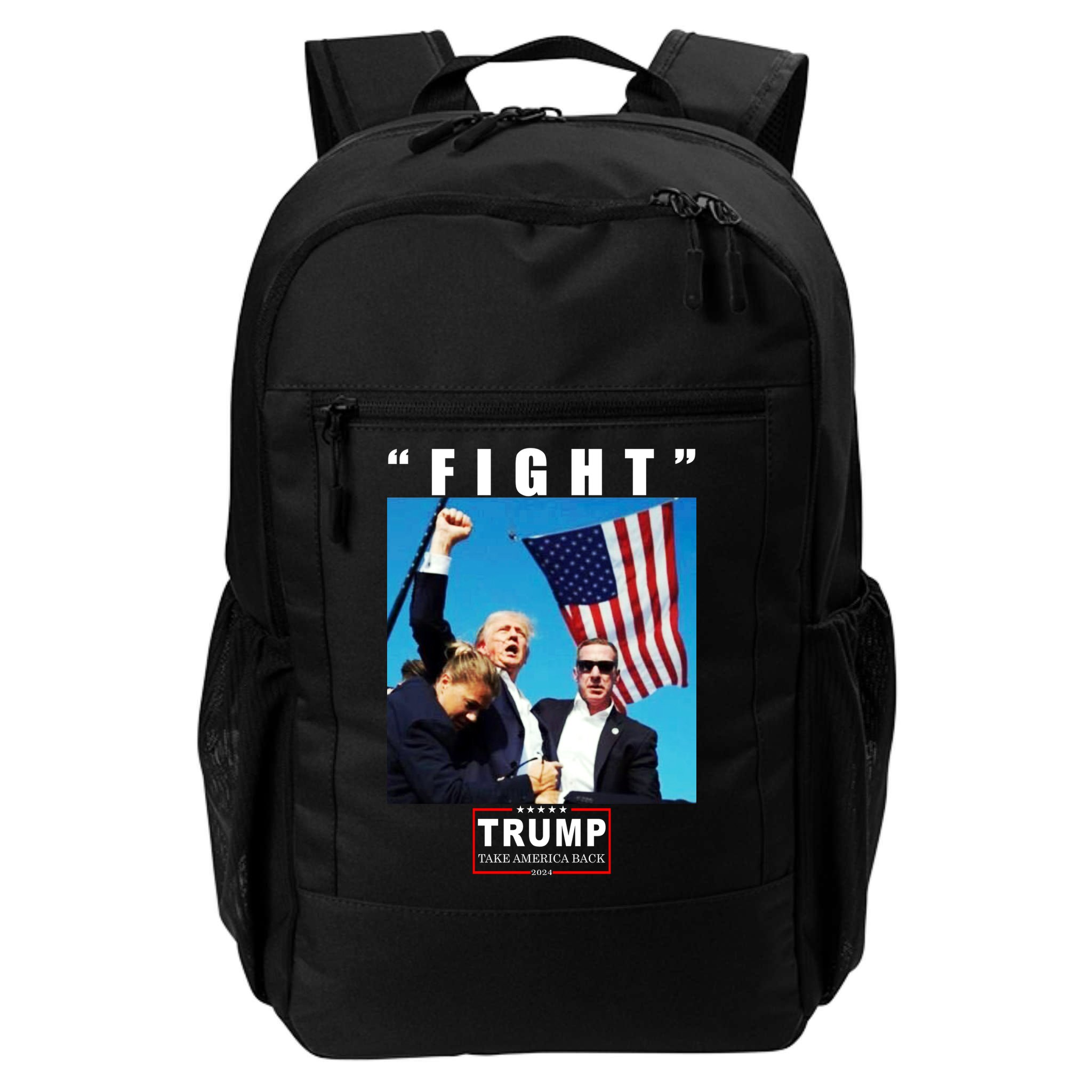 Fight Trump 2024 Take America Back Pennsylvania Rally Shooting Backpack