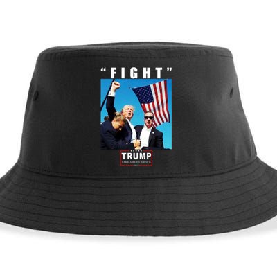 Fight Trump 2024 Take America Back Pennsylvania Rally Shooting Sustainable Bucket Hat