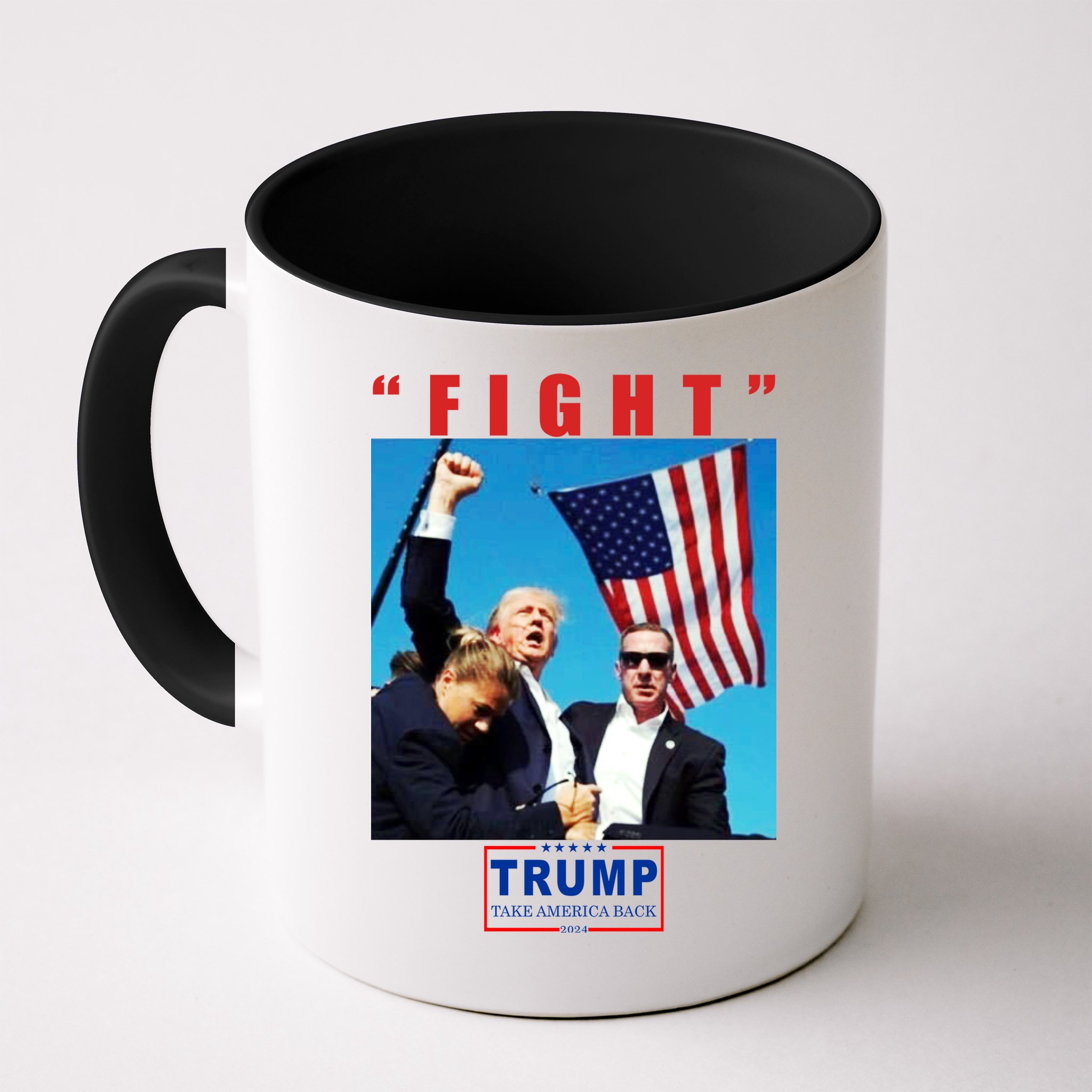 Fight Trump 2024 Take America Back Pennsylvania Rally Shooting Mug