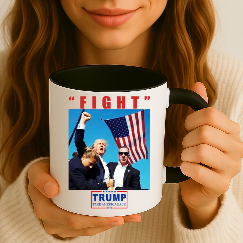 Fight Trump 2024 Take America Back Pennsylvania Rally Shooting Mug