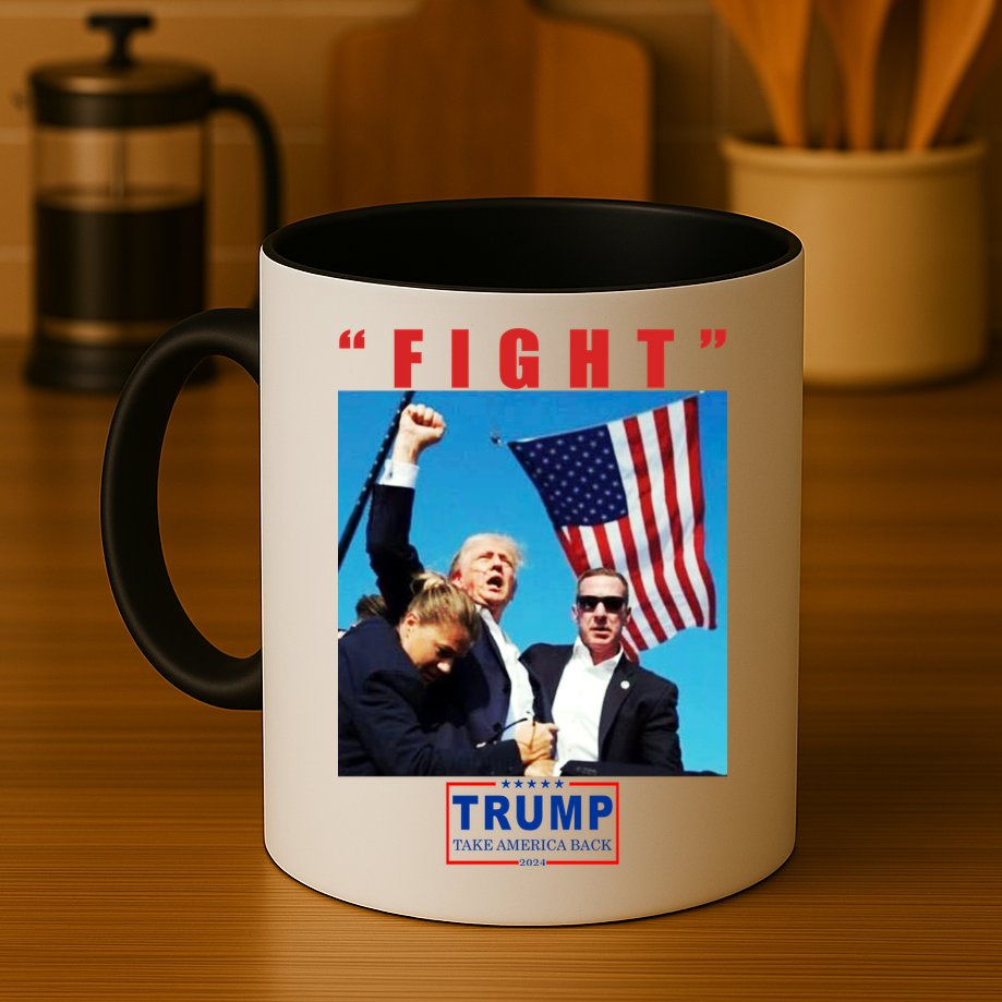 Fight Trump 2024 Take America Back Pennsylvania Rally Shooting Mug