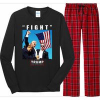 Fight Trump 2024 Take America Back Pennsylvania Rally Shooting Long Sleeve Pajama Set