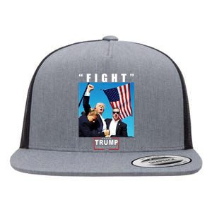 Fight Trump 2024 Take America Back Pennsylvania Rally Shooting Flat Bill Trucker Hat