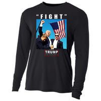 Fight Trump 2024 Take America Back Pennsylvania Rally Shooting Cooling Performance Long Sleeve Crew