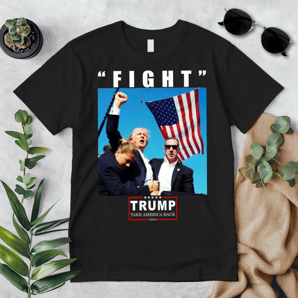 Fight Trump 2024 Take America Back Pennsylvania Rally Shooting Premium T-Shirt