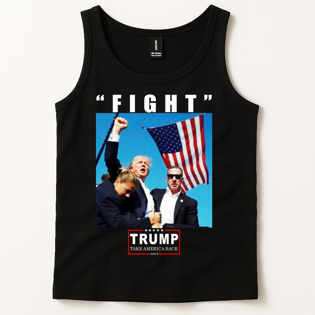 Fight Trump 2024 Take America Back Pennsylvania Rally Shooting Tank Top