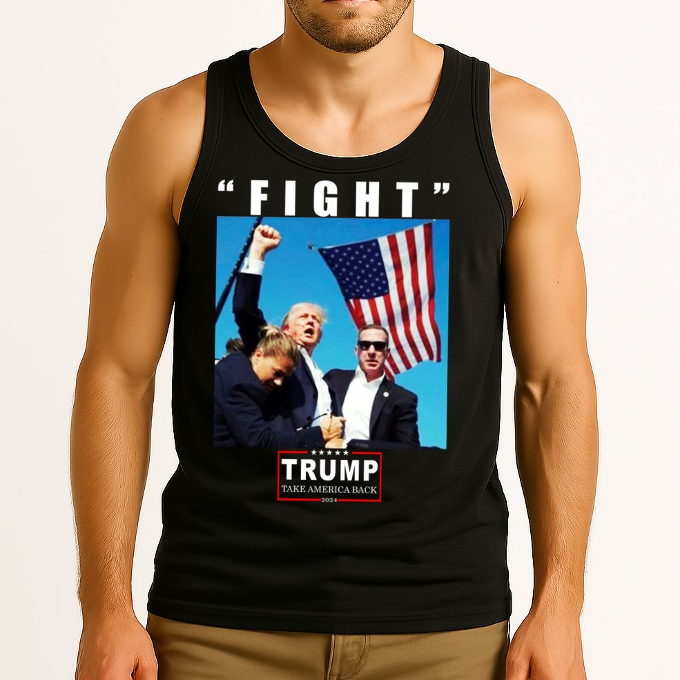 Fight Trump 2024 Take America Back Pennsylvania Rally Shooting Tank Top