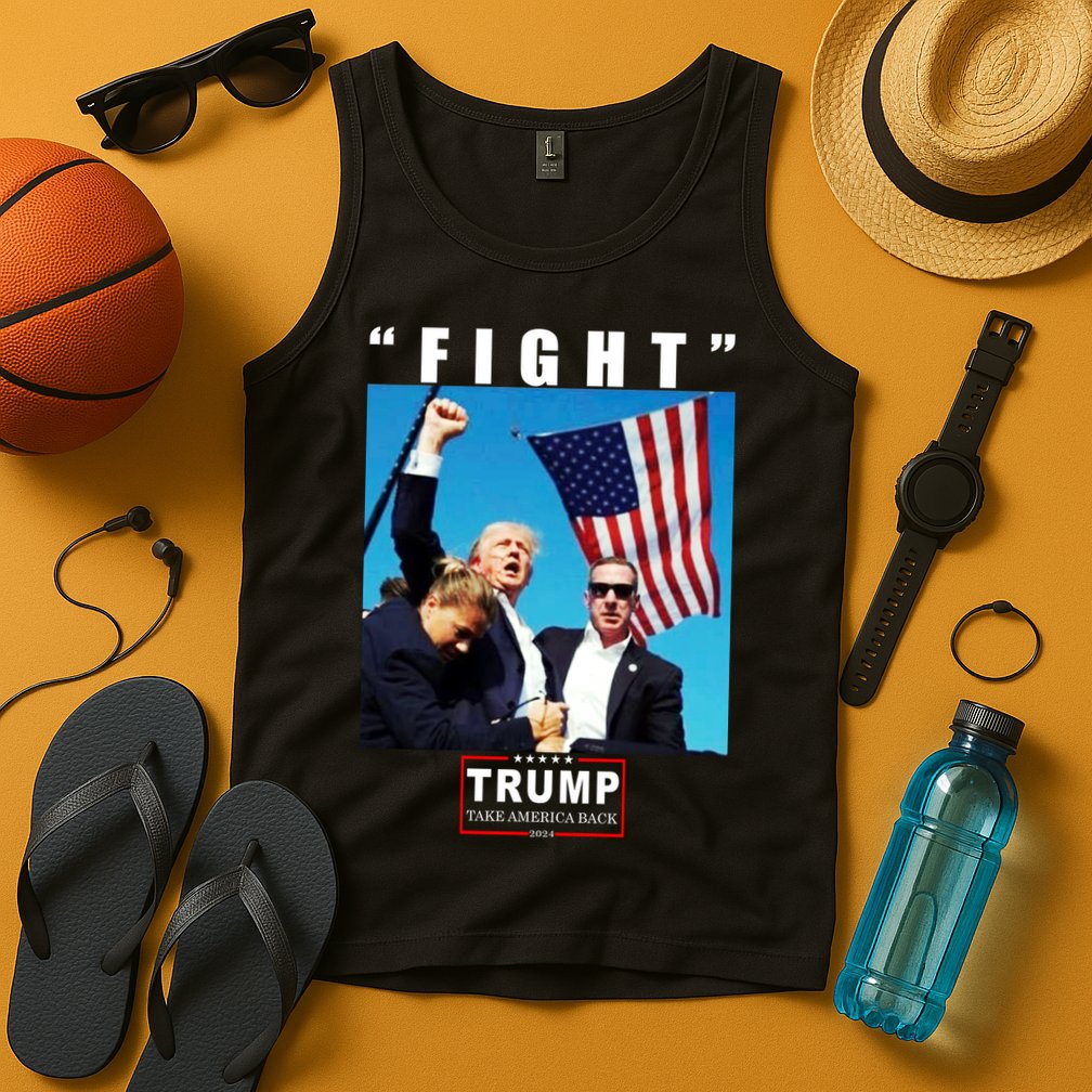 Fight Trump 2024 Take America Back Pennsylvania Rally Shooting Tank Top