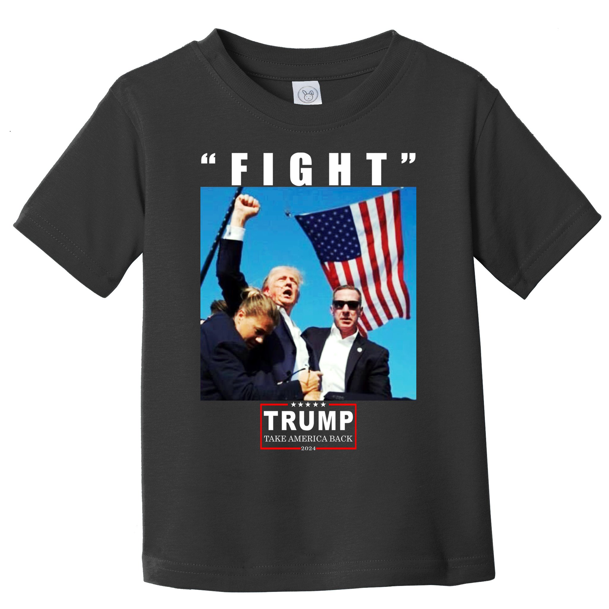 Fight Trump 2024 Take America Back Pennsylvania Rally Shooting Toddler T-Shirt