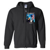 Fight Trump 2024 Take America Back Pennsylvania Rally Shooting Full Zip Hoodie