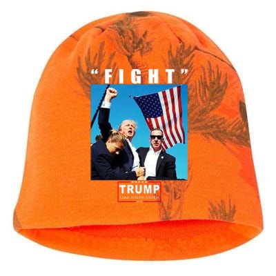 Fight Trump 2024 Take America Back Pennsylvania Rally Shooting Kati - Camo Knit Beanie