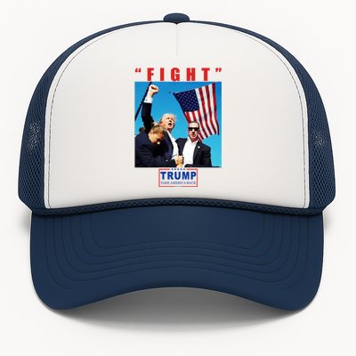 Fight Trump 2024 Take America Back Pennsylvania Rally Shooting Trucker Hat