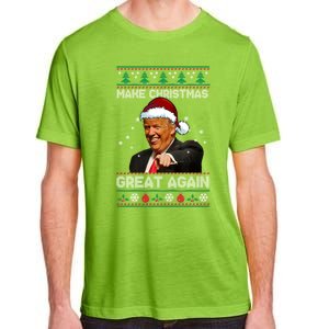 Funny Trump 2024 Make Christmas Great Again Cool Gift Adult ChromaSoft Performance T-Shirt