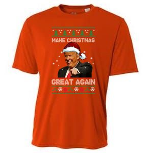 Funny Trump 2024 Make Christmas Great Again Cool Gift Cooling Performance Crew T-Shirt