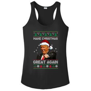 Funny Trump 2024 Make Christmas Great Again Cool Gift Ladies PosiCharge Competitor Racerback Tank