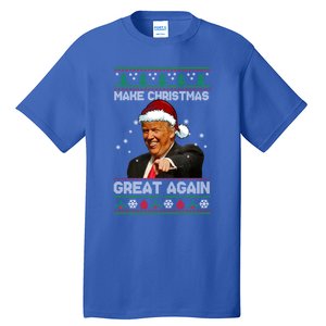 Funny Trump 2024 Make Christmas Great Again Cool Gift Tall T-Shirt