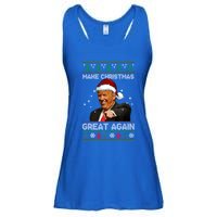 Funny Trump 2024 Make Christmas Great Again Cool Gift Ladies Essential Flowy Tank