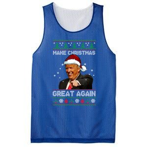 Funny Trump 2024 Make Christmas Great Again Cool Gift Mesh Reversible Basketball Jersey Tank