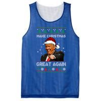 Funny Trump 2024 Make Christmas Great Again Cool Gift Mesh Reversible Basketball Jersey Tank