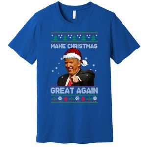 Funny Trump 2024 Make Christmas Great Again Cool Gift Premium T-Shirt