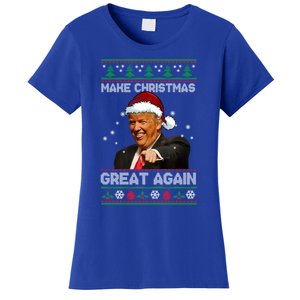 Funny Trump 2024 Make Christmas Great Again Cool Gift Women's T-Shirt