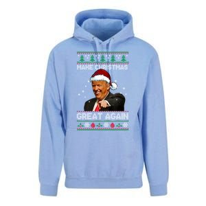 Funny Trump 2024 Make Christmas Great Again Cool Gift Unisex Surf Hoodie