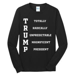 Funny Trump 2024 President Shirts 2024 Election Tall Long Sleeve T-Shirt