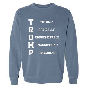 Funny Trump 2024 President Shirts 2024 Election Garment-Dyed Sweatshirt