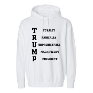 Funny Trump 2024 President Shirts 2024 Election Garment-Dyed Fleece Hoodie