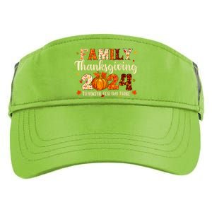 Family Thanksgiving 2024 Thankful For My Tribe Fall Autumn Adult Drive Performance Visor