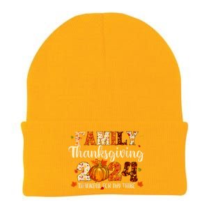 Family Thanksgiving 2024 Thankful For My Tribe Fall Autumn Knit Cap Winter Beanie