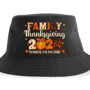 Family Thanksgiving 2024 Thankful For My Tribe Fall Autumn Sustainable Bucket Hat