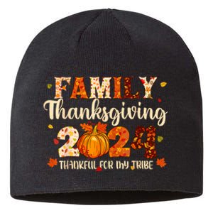 Family Thanksgiving 2024 Thankful For My Tribe Fall Autumn Sustainable Beanie