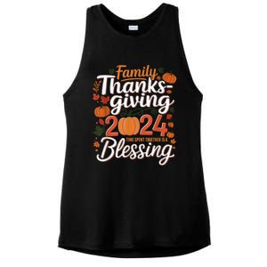 Family Thanksgiving 2024 Thanksgiving Crew Matching Group Gift Ladies PosiCharge Tri-Blend Wicking Tank