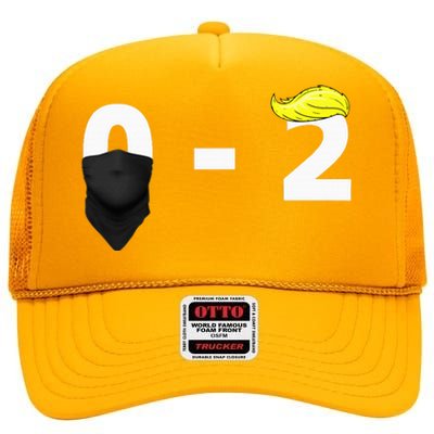 Funny Trump 2024 High Crown Mesh Back Trucker Hat