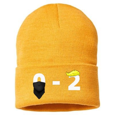 Funny Trump 2024 Sustainable Knit Beanie