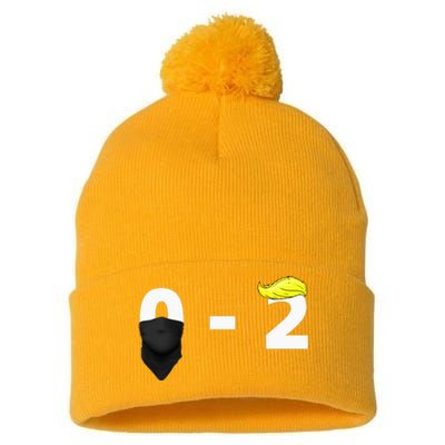 Funny Trump 2024 Pom Pom 12in Knit Beanie