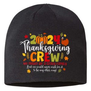 Family Thanksgiving 2024 Thanksgiving Crew Turkey Matching Sustainable Beanie