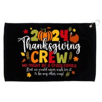 Family Thanksgiving 2024 Thanksgiving Crew Turkey Matching Grommeted Golf Towel