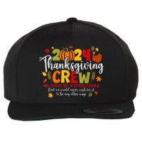 Family Thanksgiving 2024 Thanksgiving Crew Turkey Matching Wool Snapback Cap