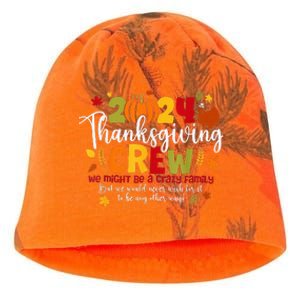 Family Thanksgiving 2024 Thanksgiving Crew Turkey Matching Kati - Camo Knit Beanie