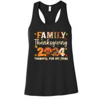 Family Thanksgiving 2024 Thanksgiving Crew Matching Group Women's Racerback Tank