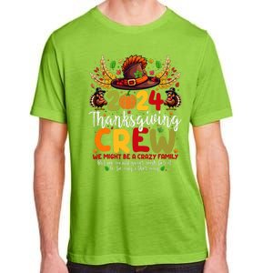 Family Thanksgiving 2024 Thanksgiving Crew Turkey Matching Adult ChromaSoft Performance T-Shirt