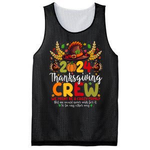 Family Thanksgiving 2024 Thanksgiving Crew Turkey Matching Mesh Reversible Basketball Jersey Tank