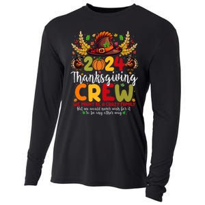 Family Thanksgiving 2024 Thanksgiving Crew Turkey Matching Cooling Performance Long Sleeve Crew