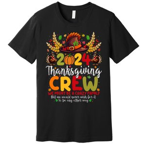 Family Thanksgiving 2024 Thanksgiving Crew Turkey Matching Premium T-Shirt