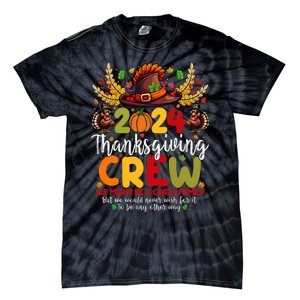 Family Thanksgiving 2024 Thanksgiving Crew Turkey Matching Tie-Dye T-Shirt