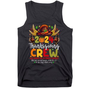 Family Thanksgiving 2024 Thanksgiving Crew Turkey Matching Tank Top